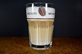 咖啡,玻璃,受益
