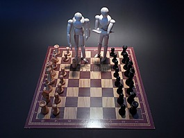 象棋,棋盤游戲,播放