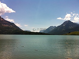 山,湖,加拿大