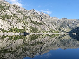 湖,反思,山高