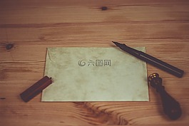 信件,信封,蠟