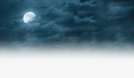 月亮,天空,夜