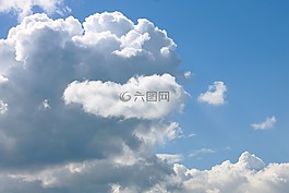 云,天空,藍色