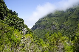 天空,山,云