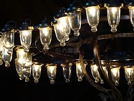 燈,照明吊燈,清真寺