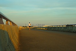 走廊,運動員,橋