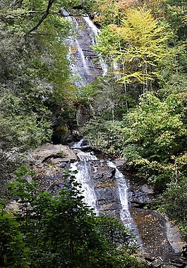 安娜红宝石瀑布,河,海伦