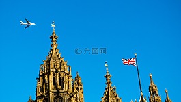 飛機,議會,倫敦
