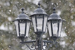 燈,采光,雪