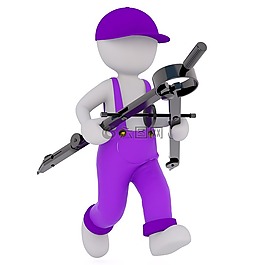 男性,3d模型,孤立