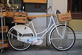 自行車,葡萄收獲期,老