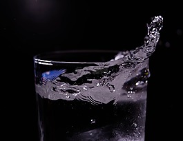 水,玻璃,玻璃