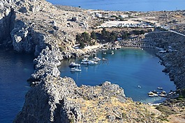 圣保羅灣,lindos,羅茲