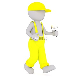 男性,3d模型,孤立