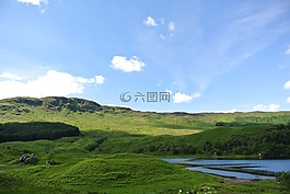 蘇格蘭,天空,天空藍