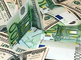 歐元,美元,金錢