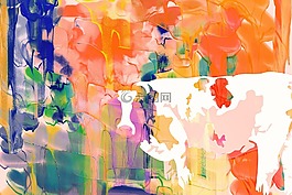 水彩,畫,漆