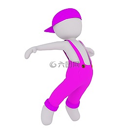 男性,3d模型,孤立