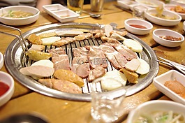 聚餐,肉,豬肉