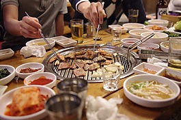 聚餐,肉,豬肉