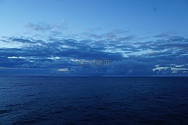 天空,大西洋,海