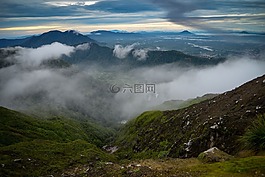 全景,景觀,山