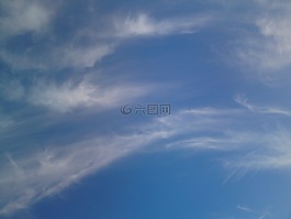 天空,夏季,云表