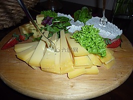 奶酪,käseplatte,食品