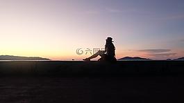 旅行,單,自然