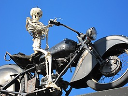 摩托車,骨架,自行車