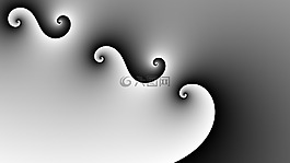 漩渦,黑,白