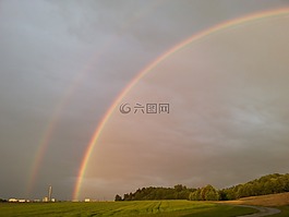 雙彩虹,彩虹,natuschauspiel