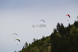 降落傘,傘兵,跳傘