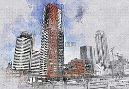 結構,塔,建設