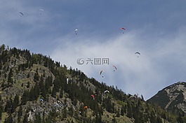 降落伞,伞兵,跳伞
