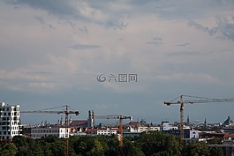 慕尼黑,巴伐利亞,起重機