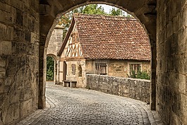 羅騰堡,fachwerkhaus,歷史