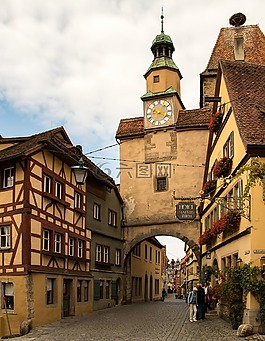 羅騰堡,fachwerkhaus,歷史