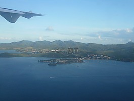 平面视图,马提尼克岛,加勒比海