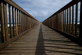 走道,海灘,海洋