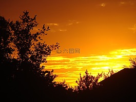 日落,太陽,感言