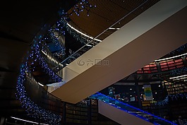 圖書館,采光,圣誕