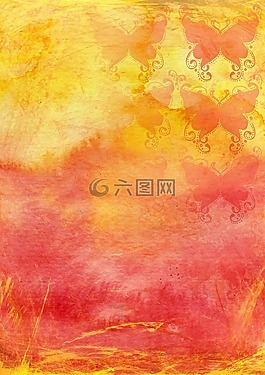 背景,水彩,蝴蝶