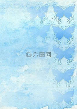 背景,水彩,蝴蝶
