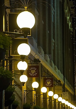 倫敦,夜,建設(shè)