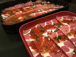 肉,豬肉,自助餐