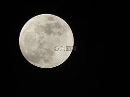 月亮,空間,變焦