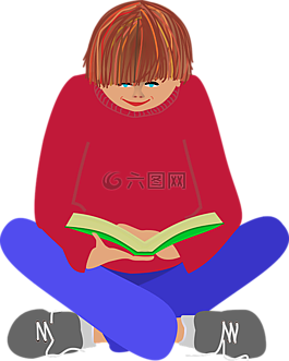 男孩,孩子,jugendbuch