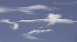 云,白,藍色
