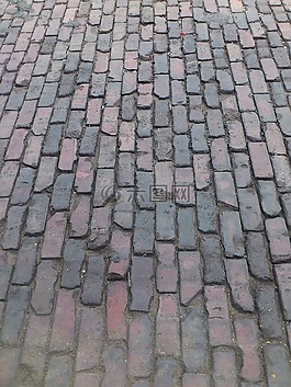 砖,路面,街